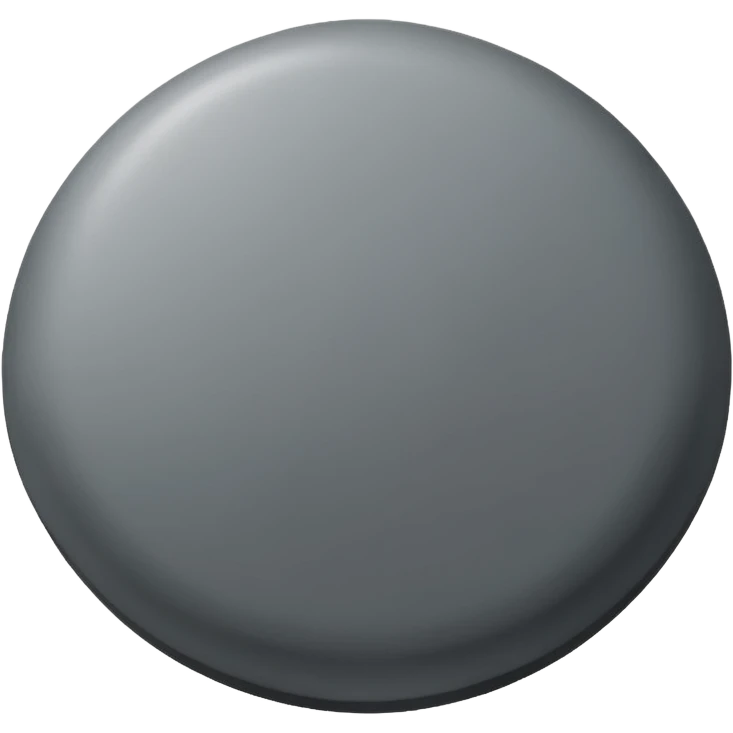 a round shaped stone emoji