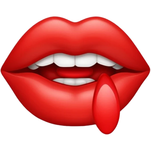 Pucker lips emoji