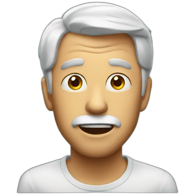 Amazed man emoji