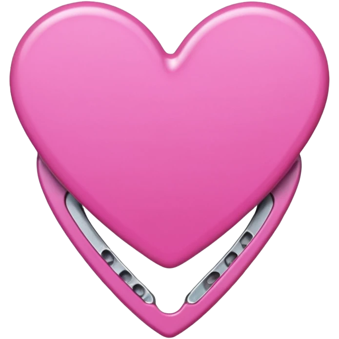 Pink Hair clips  emoji