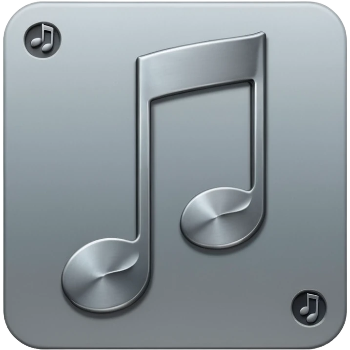 mac os music note metal mute sound emoji