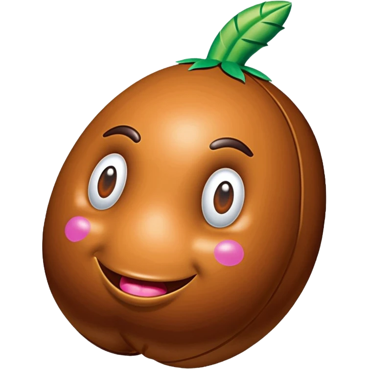 jeff koons inflatable brown pinto bean pinata emoji