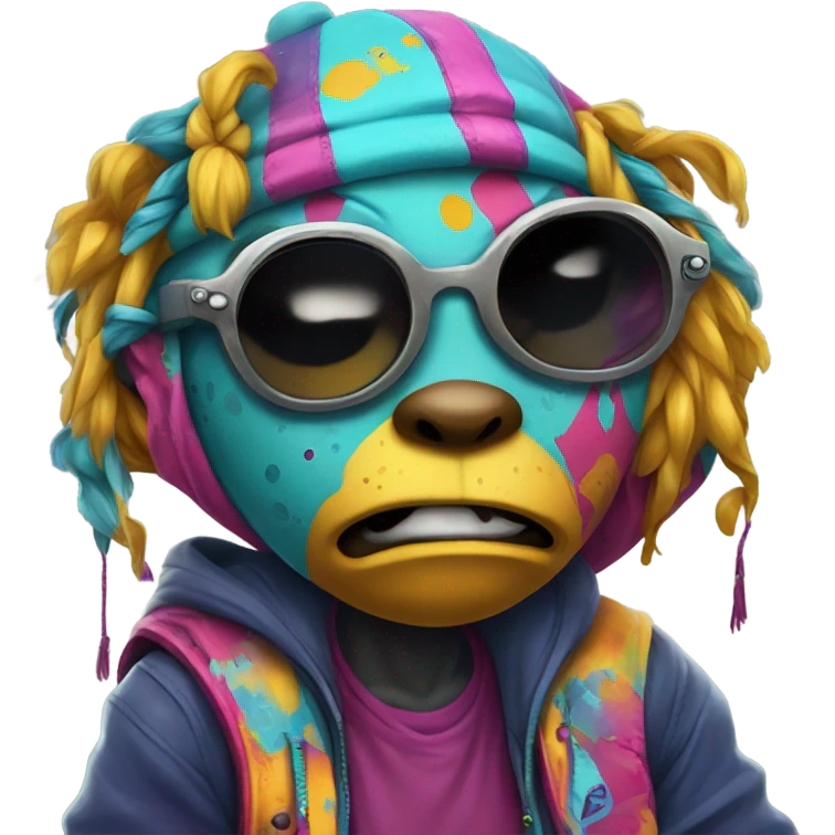 Graffiti  character emoji