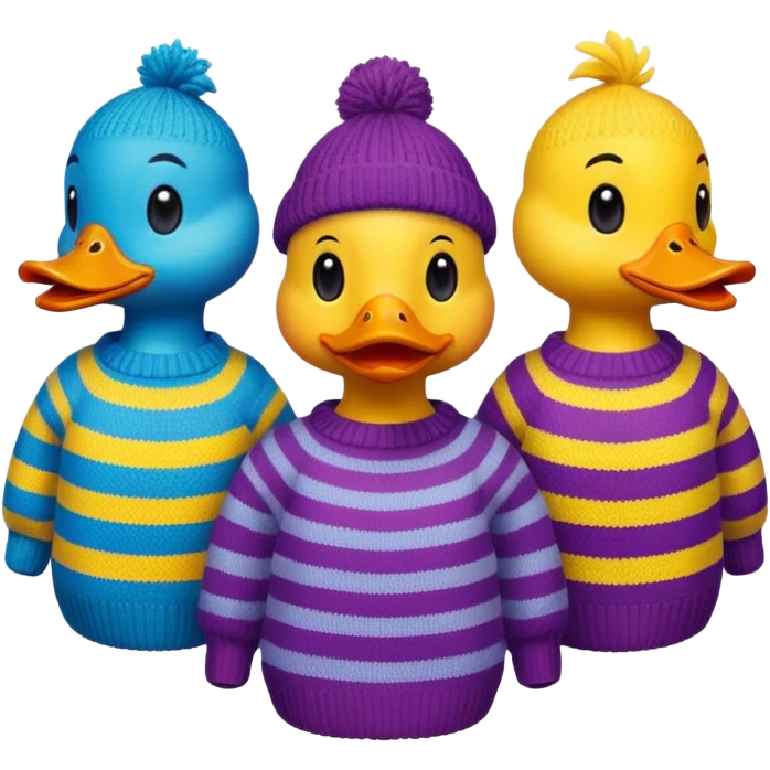 sweaters wit ducks emoji