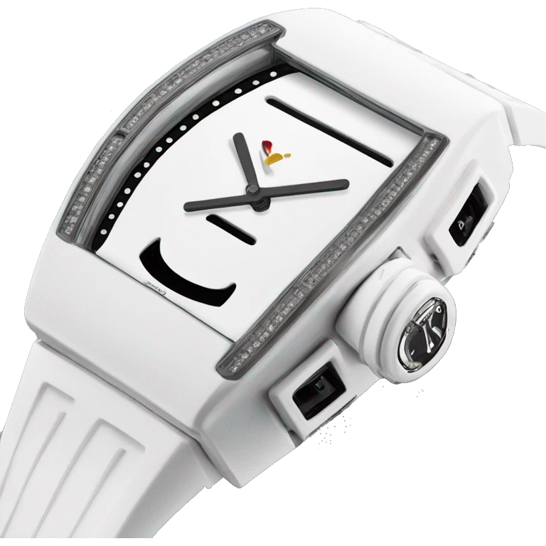 WHITE watch richard mille emoji