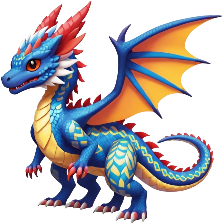  exotic Fakémon-Pokémon-Dutch-Angel-Dragon-Nargacuga-Vernid-creature emoji