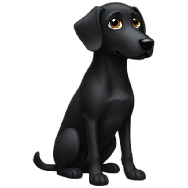 Black Dog emoji