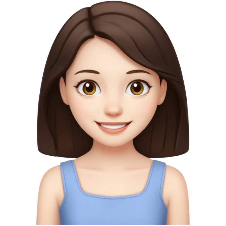 pretty burnette poor girl emoji