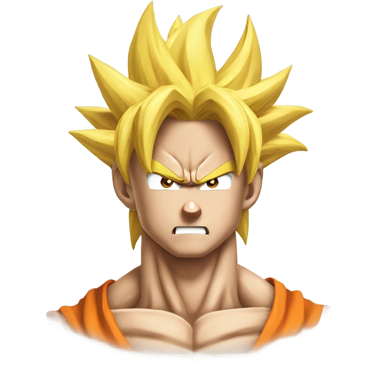 Goku Super Sayan power emoji