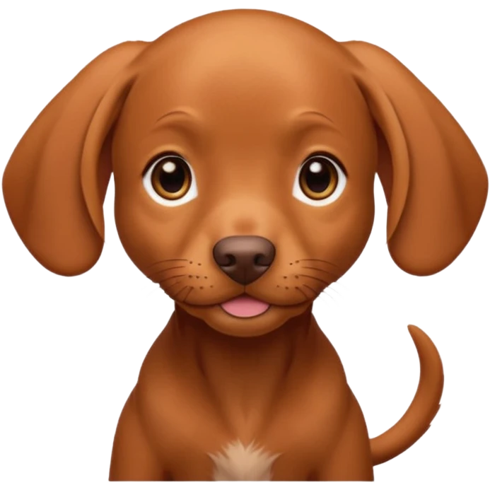 Cute lil vizsla puppy emoji