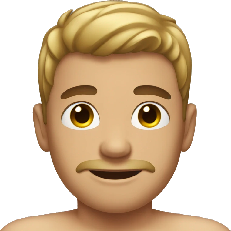 Gay shirtless man  emoji