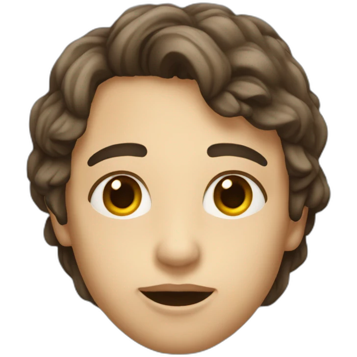 visage choqué emoji
