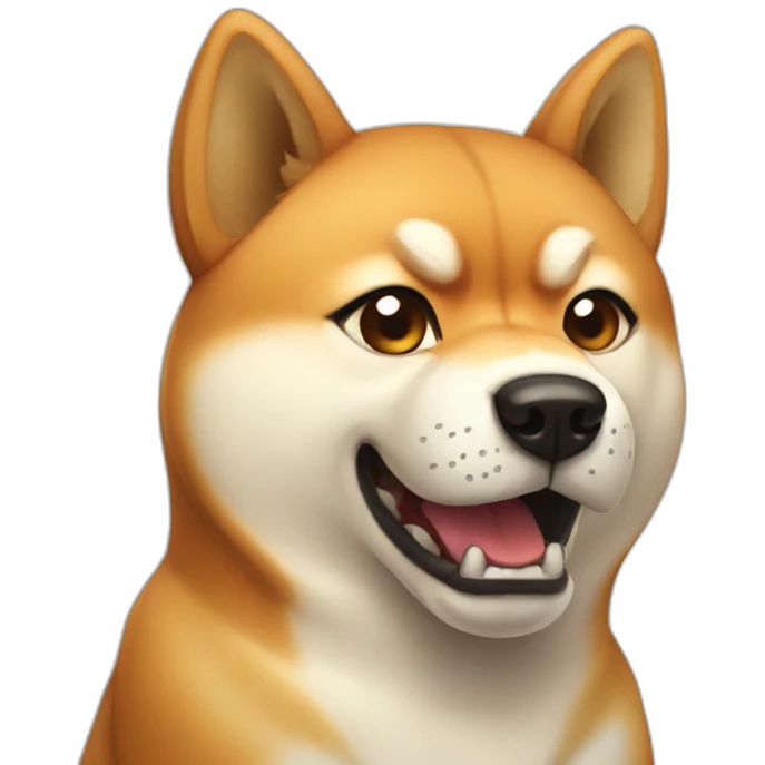 angry shiba dog emoji