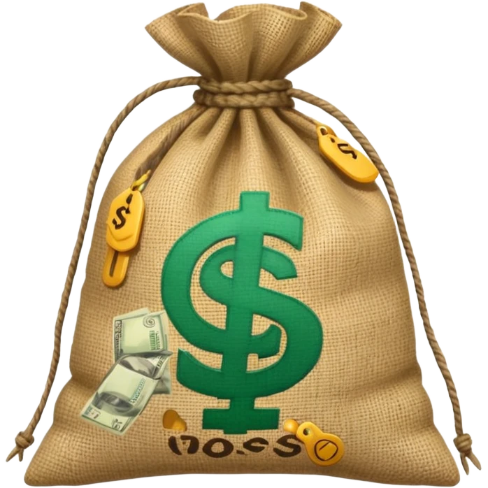 cash bags emoji