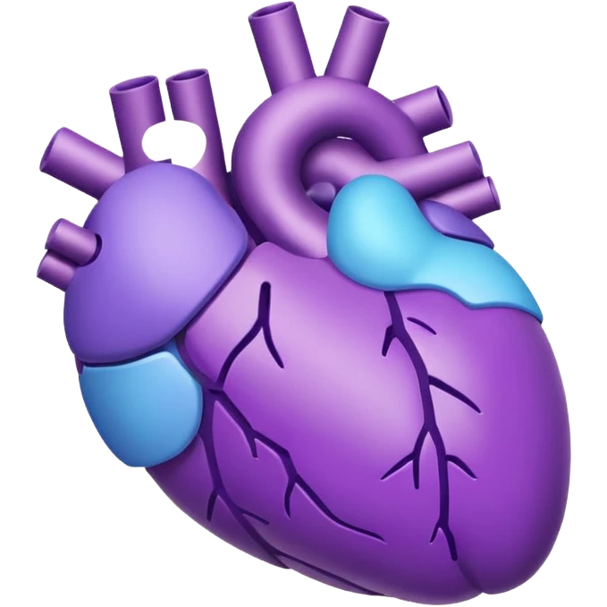 Breathing 3d Icon with color of A781F3 emoji