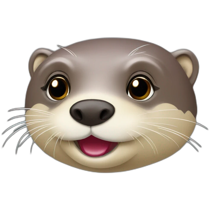 Loutre framboise  emoji