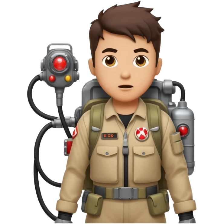 Create me a Ghost Buster in Solo leveling style emoji