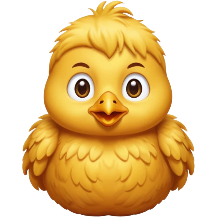 Little chicken is waking up his grandmother emoji