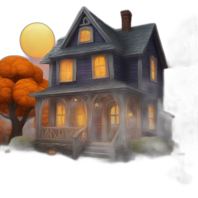 house on helloween emoji