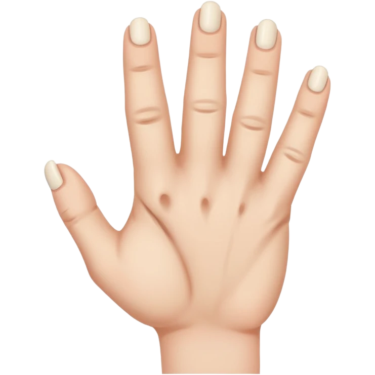 Hand with broken fingers emoji