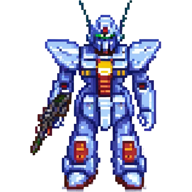 Gundam, no background emoji