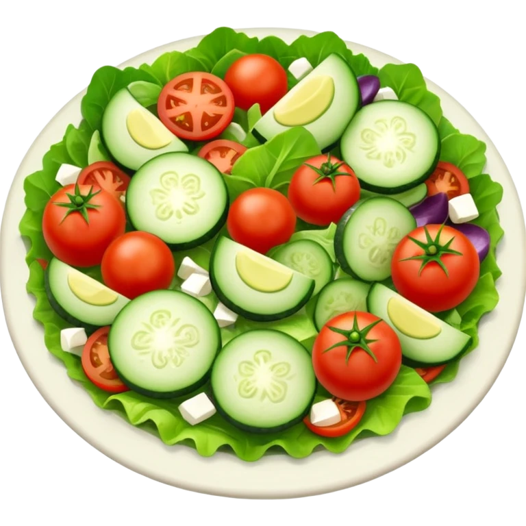 different salad different colors  emoji