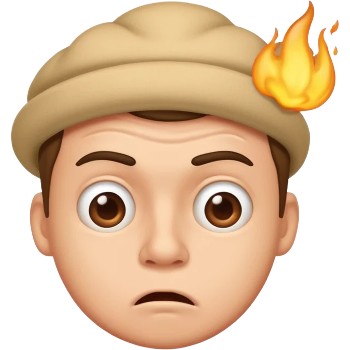 A guy farting ￼￼ emoji