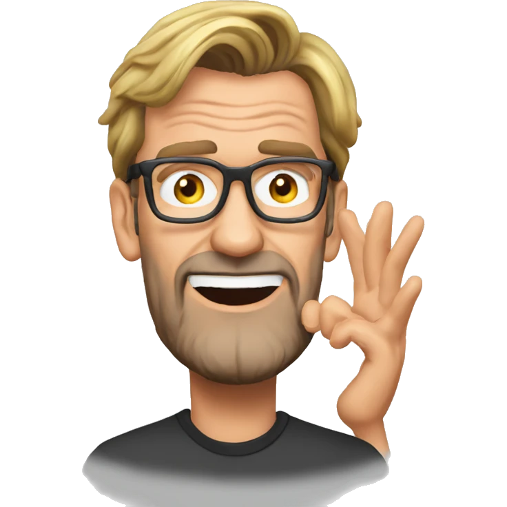 Jurgen Klopp dizzy emoji emoji