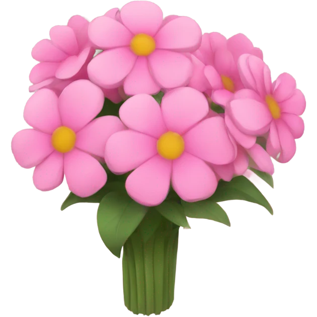 bouquet of pink flowers  emoji