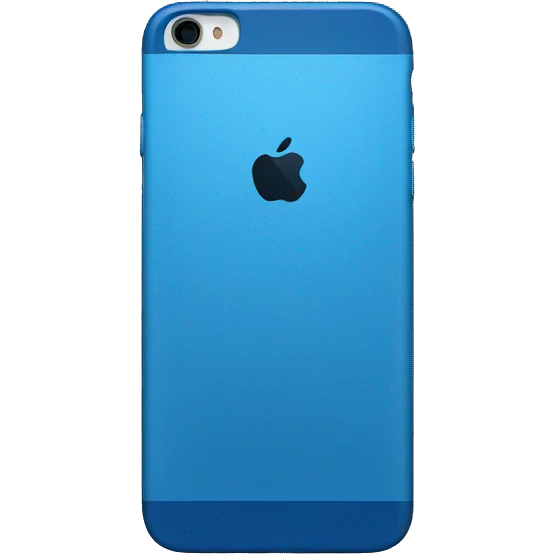     Blue iPhone  emoji