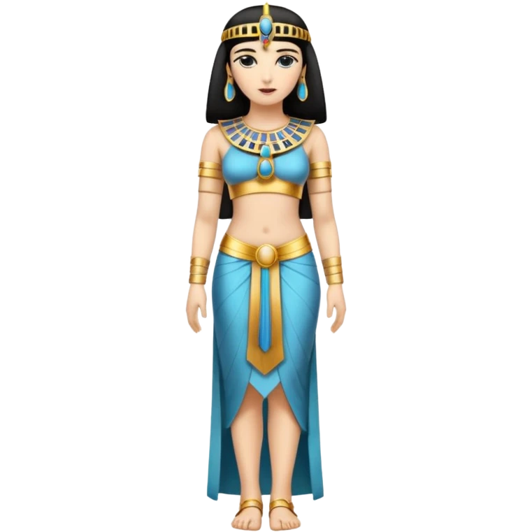 fullbody Cleopatra front view emoji
