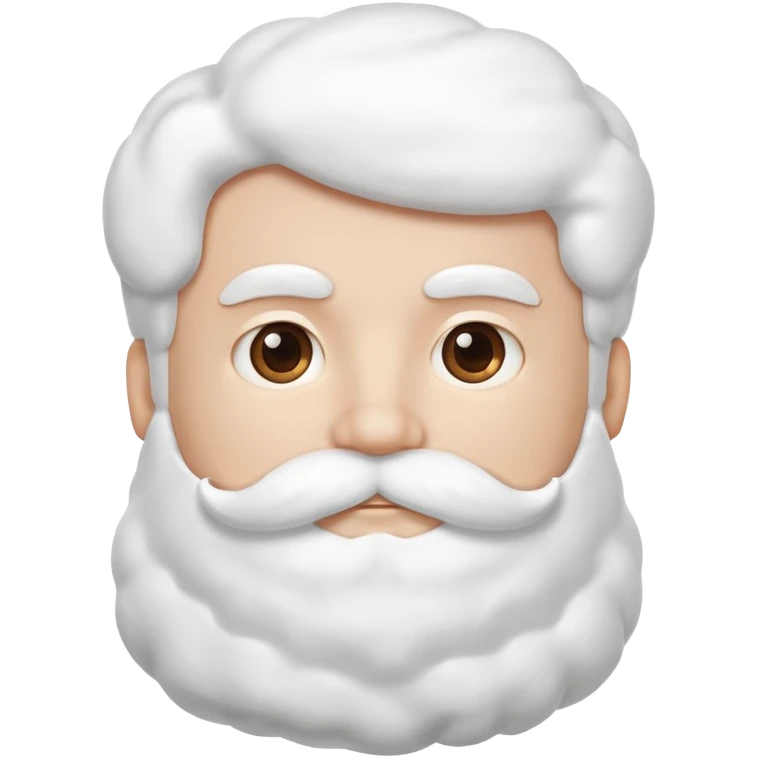 marshmallow mustached emoji