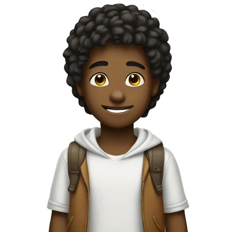 A cool kid emoji
