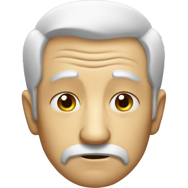 old man sad emoji