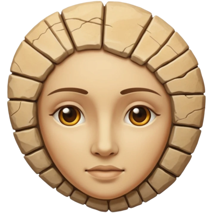 Fossil of a woman emoji