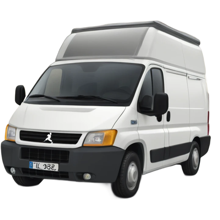 Peugeot Boxer als Van mit zwei fenster seitlich emoji