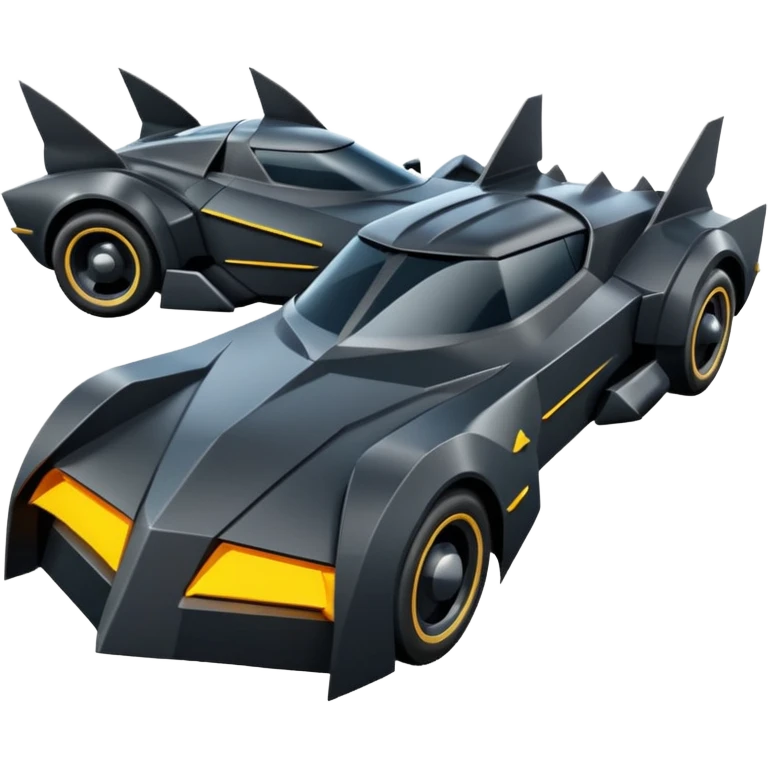  the animated series futuristic Batmobile loosely based on 1936 cord 812 (flat long faceted body) stealthy understated hot rod  emoji