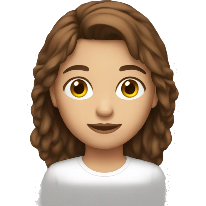 brown hair emoji