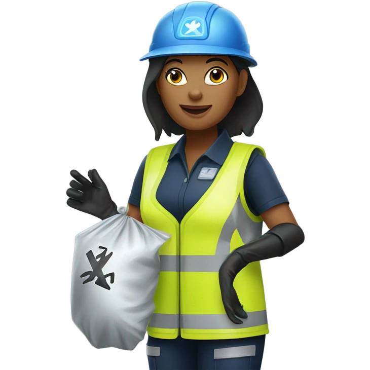 Garbage woman emoji