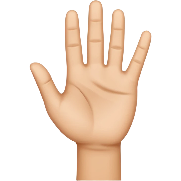 Half-raised 👍 emoji