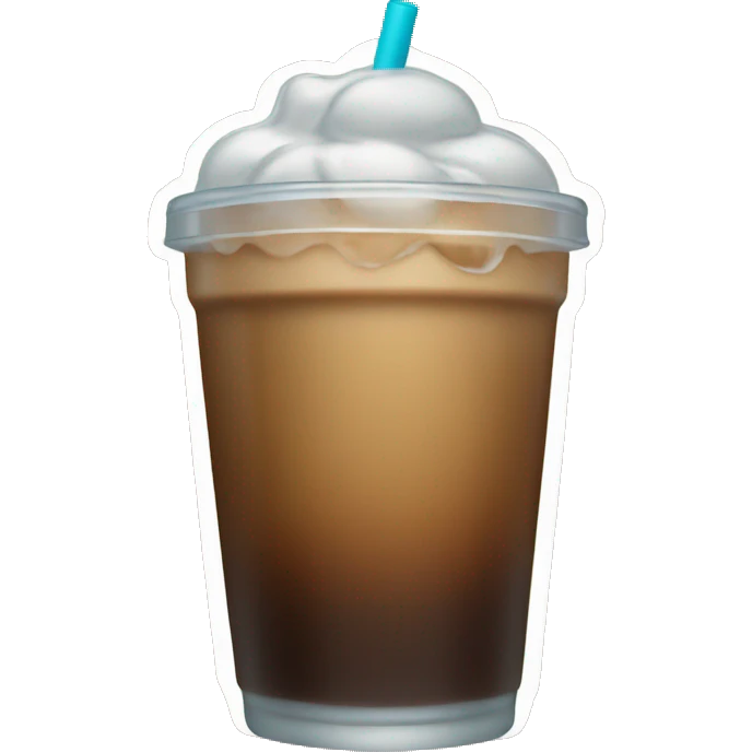 Iced coffee emoji