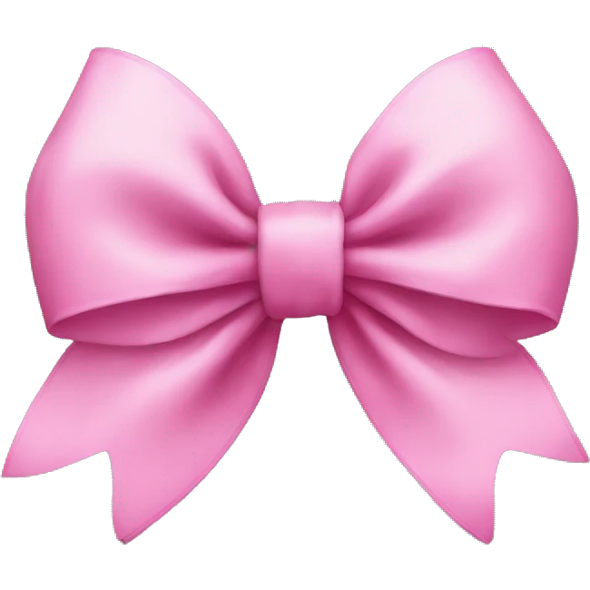 pink bow emoji