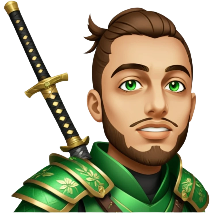 Emerald Samurai emoji