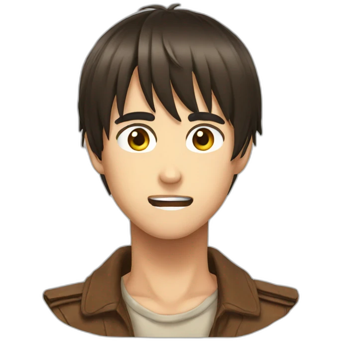 Eren head emoji emoji