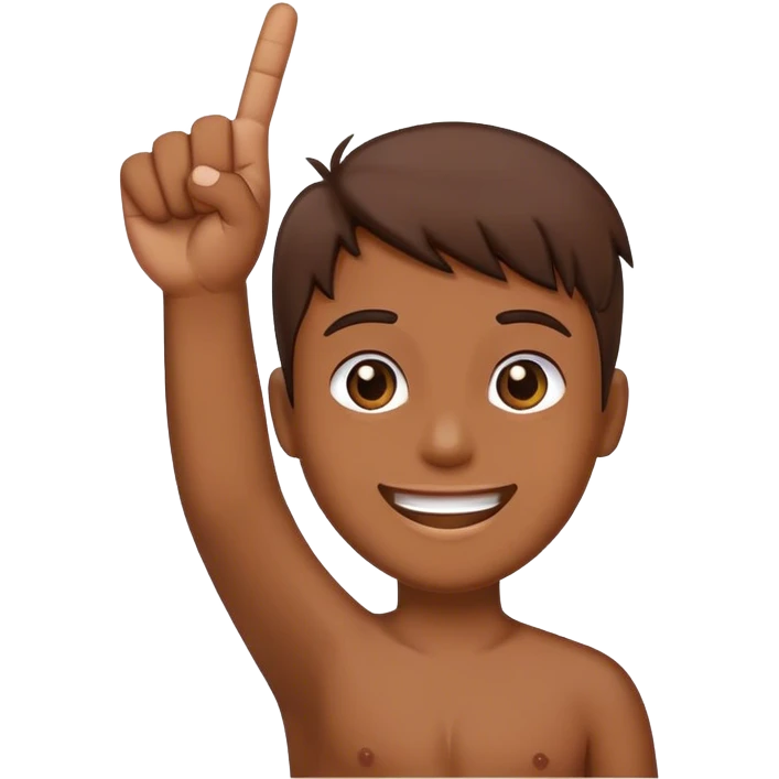 Smiling middle finger  emoji