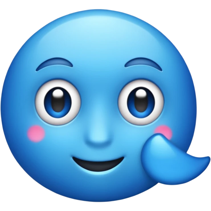 numero 2 azul emoji