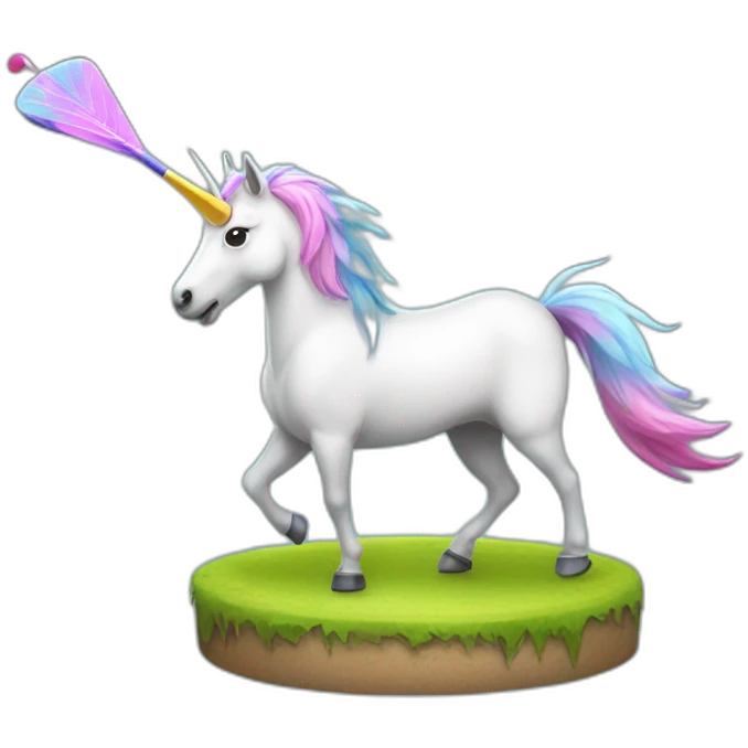 frisbee golf unicorn emoji