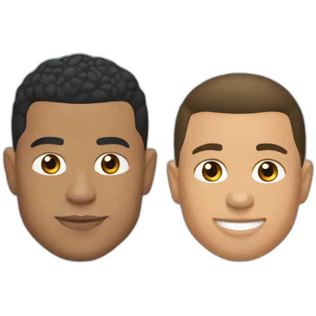 Mbappé et Ronaldo emoji