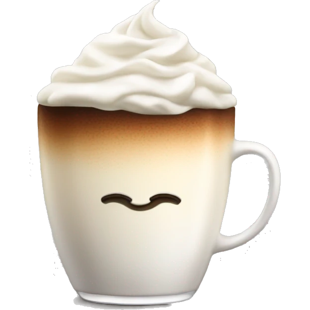 Coffee with Whipped cream  emoji