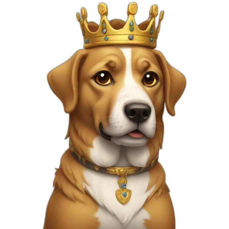 Dog King emoji